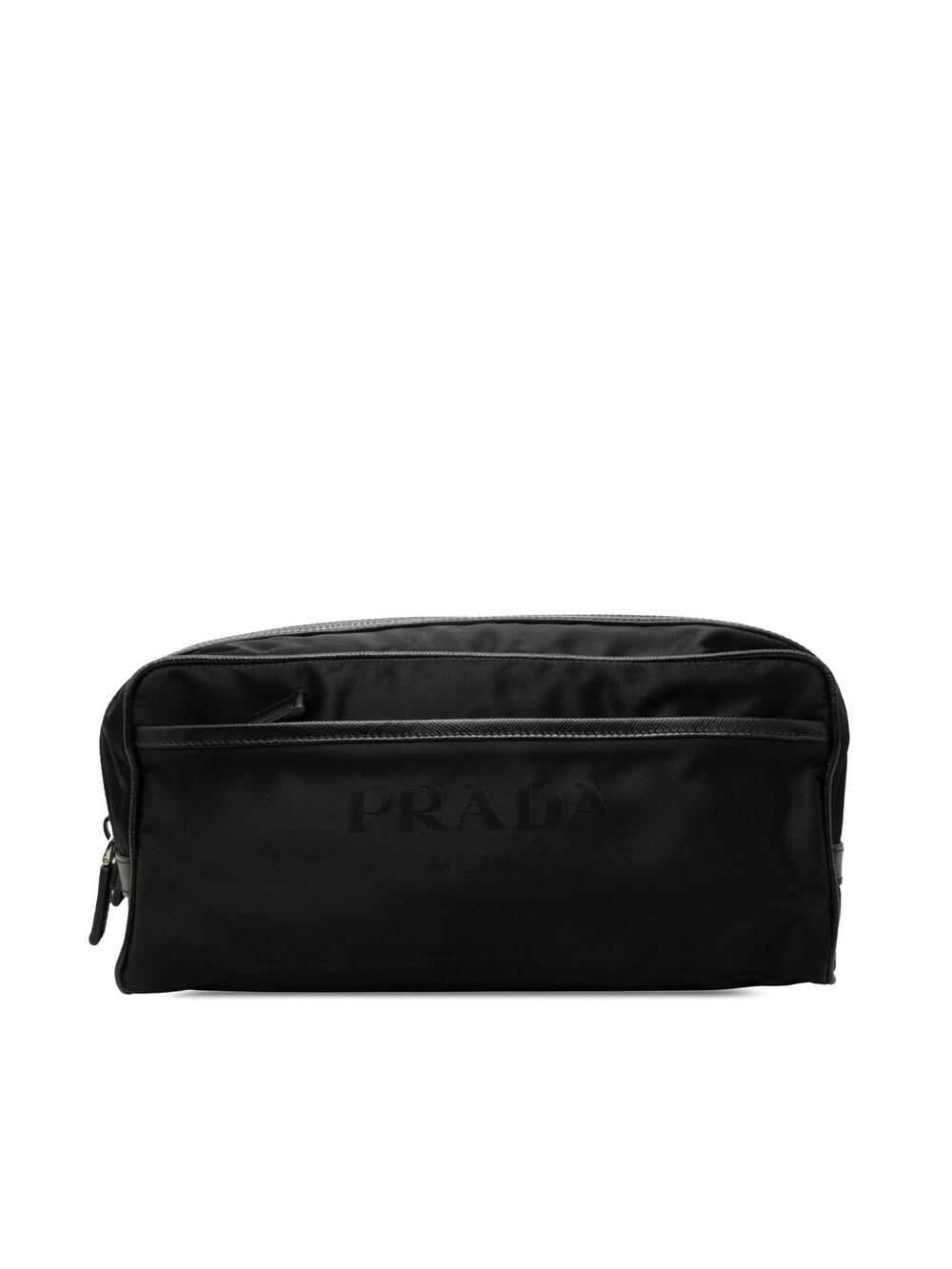 Prada Saffiano Trimmed Re Nylon Travel #340446P61B